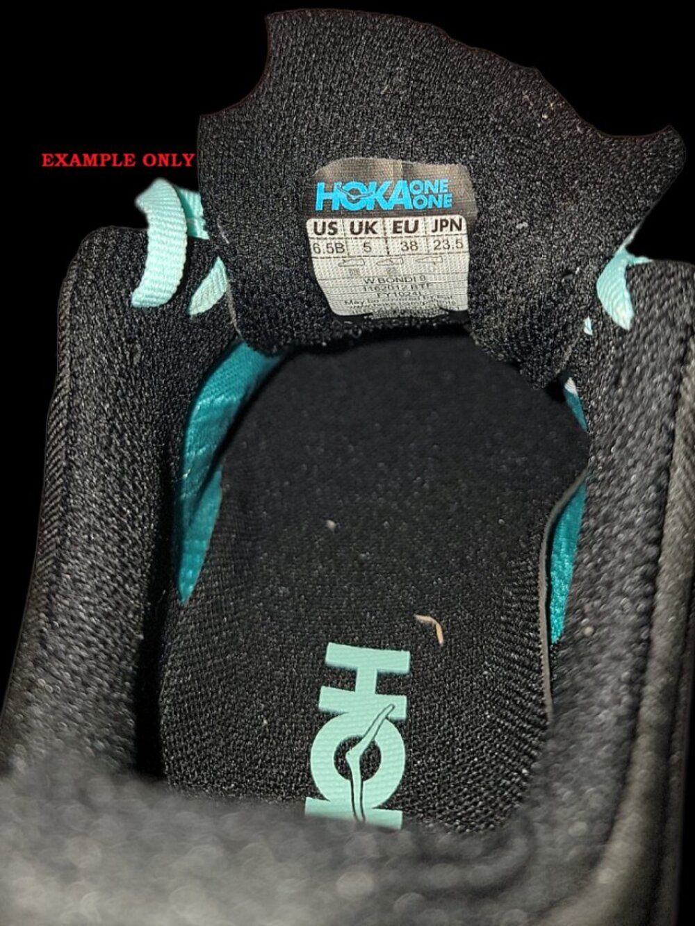 "WIDE" Hoka Bondi 9 Women's Teal and Pink Running Shoes BRAND NEW MULTIPLE SIZES - Picture 10 of 14